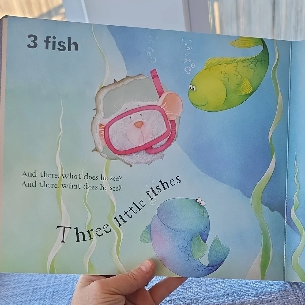Count to 10 with a Mouse Children's Large Board Book